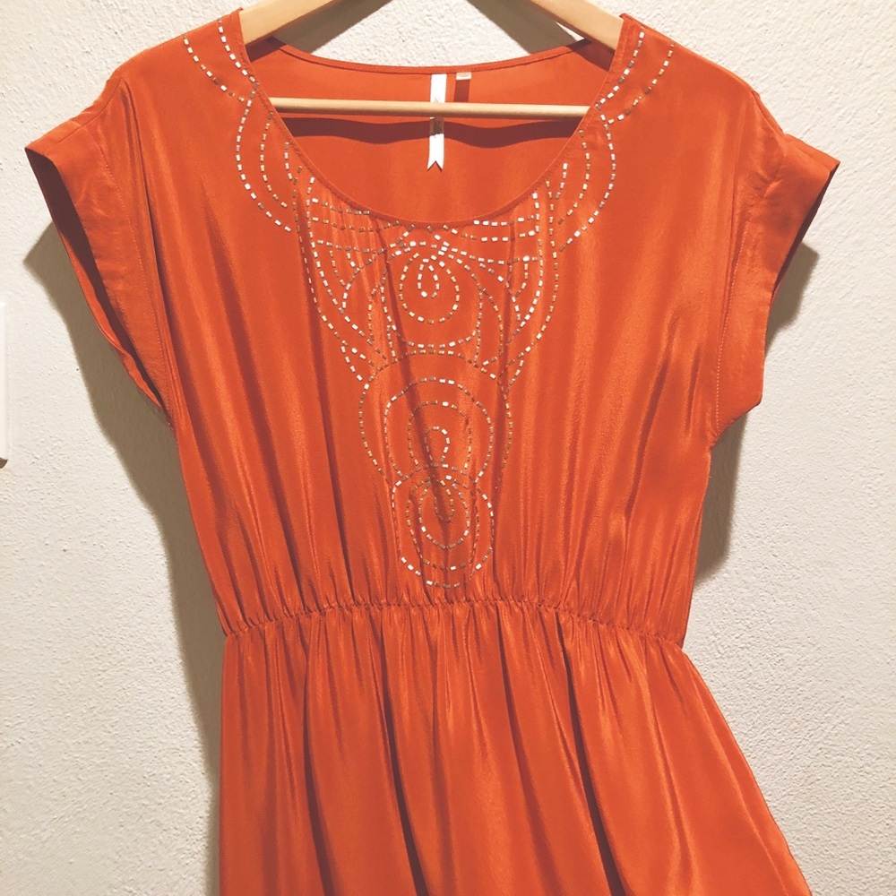 •• Petticoat Alley •• studded silk dress